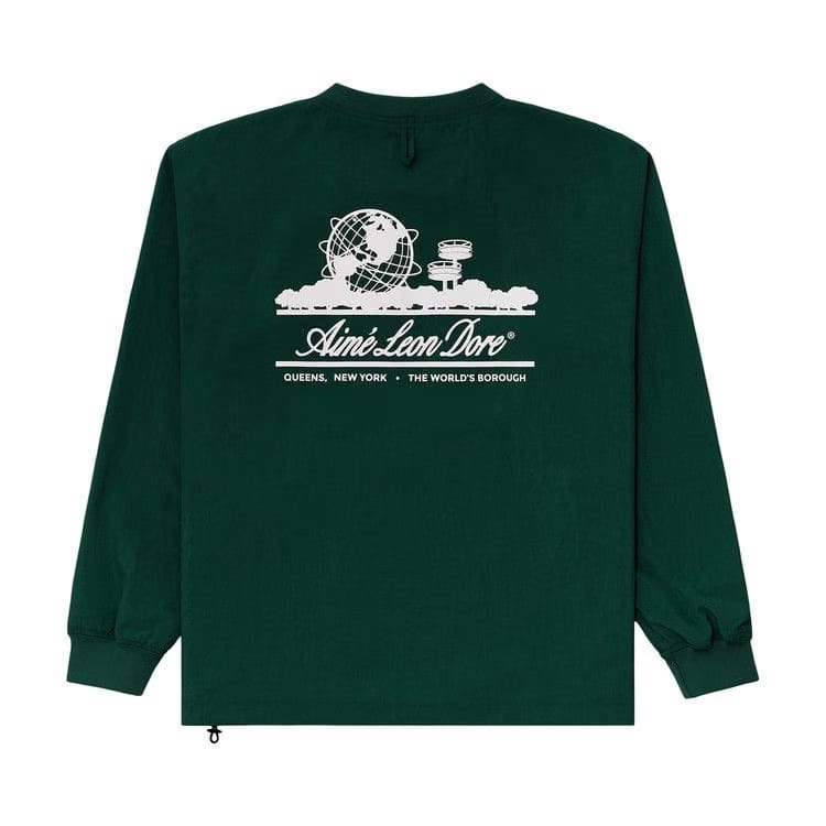 Aimé Leon Dore Unisphere Crewneck Pullover Botanical Green