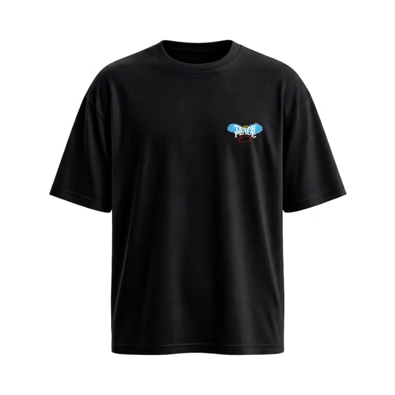 City Off Domes Peace Black T-Shirt