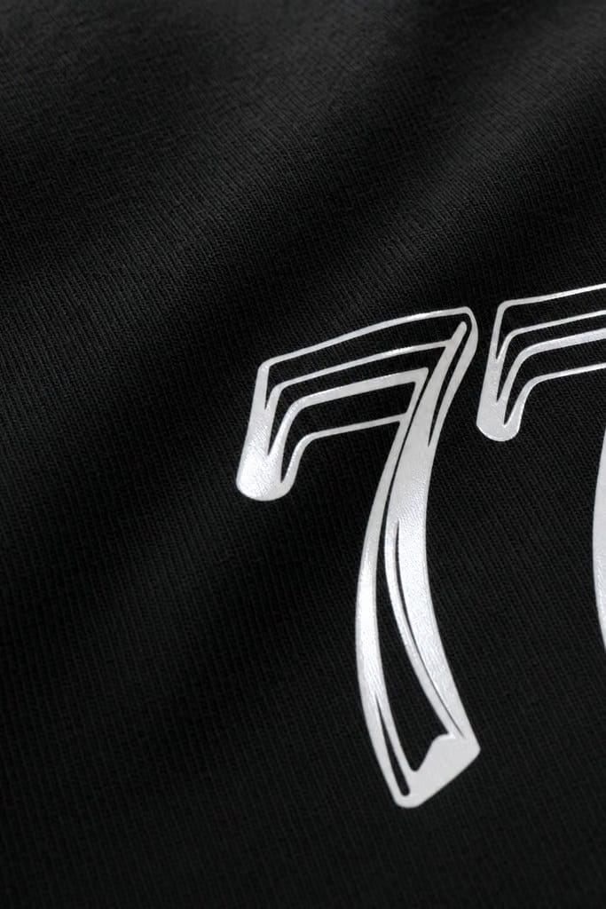 City Off Domes Triple 7 Black T-Shirt