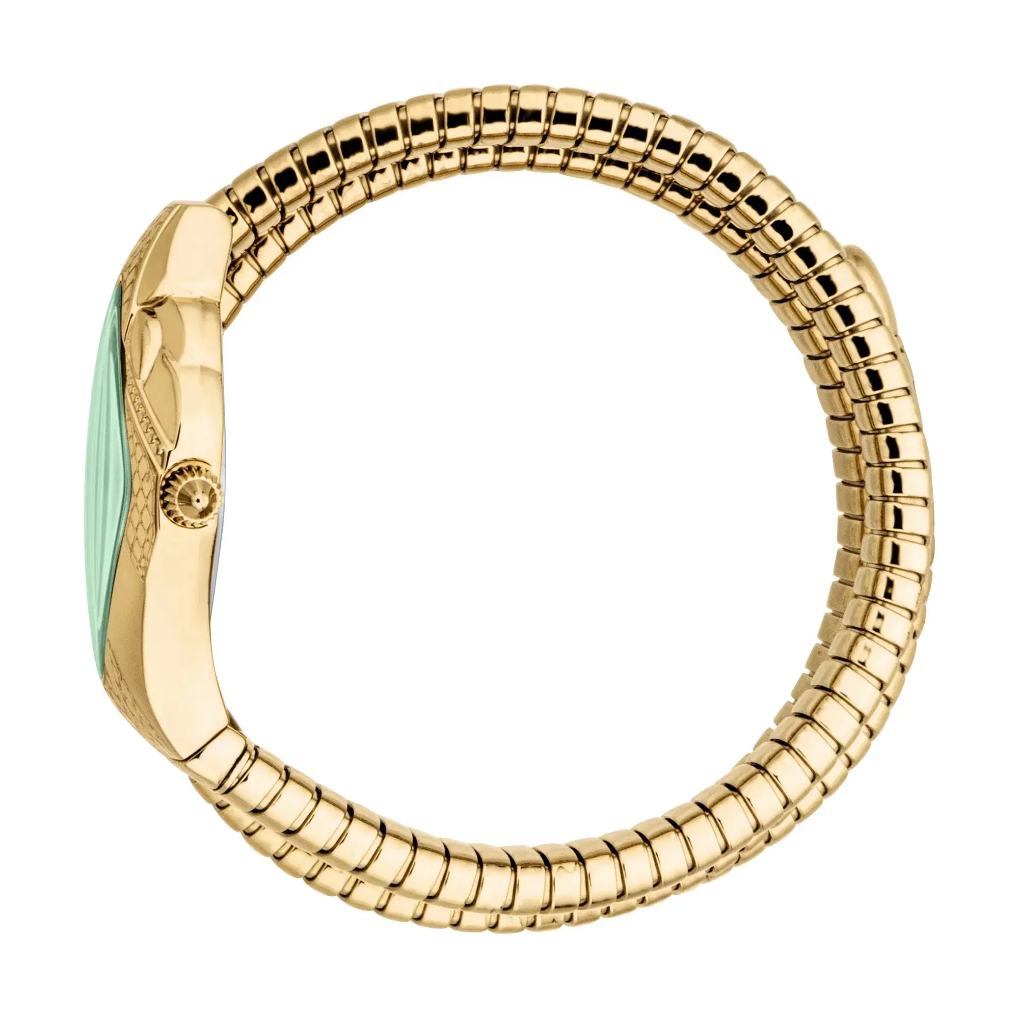 Cristallo Yellow Gold Bottle Green