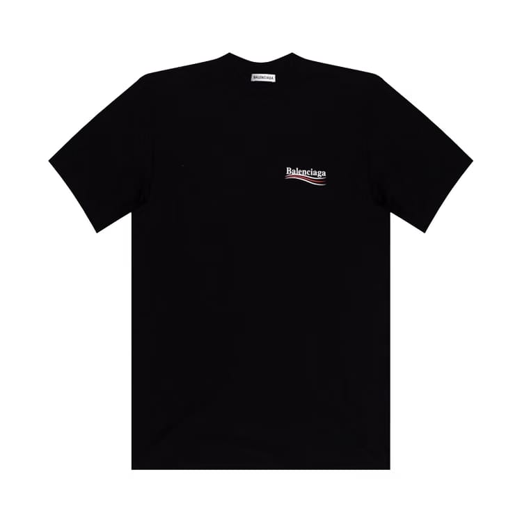 Balenciaga Political Campaign T-Shirt Black