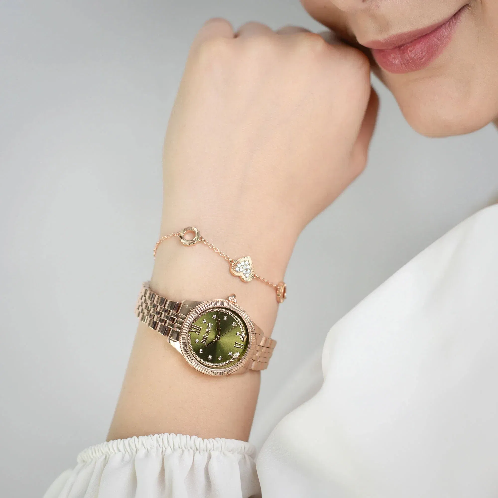 Lovestruck Valentines Rose Gold Olive