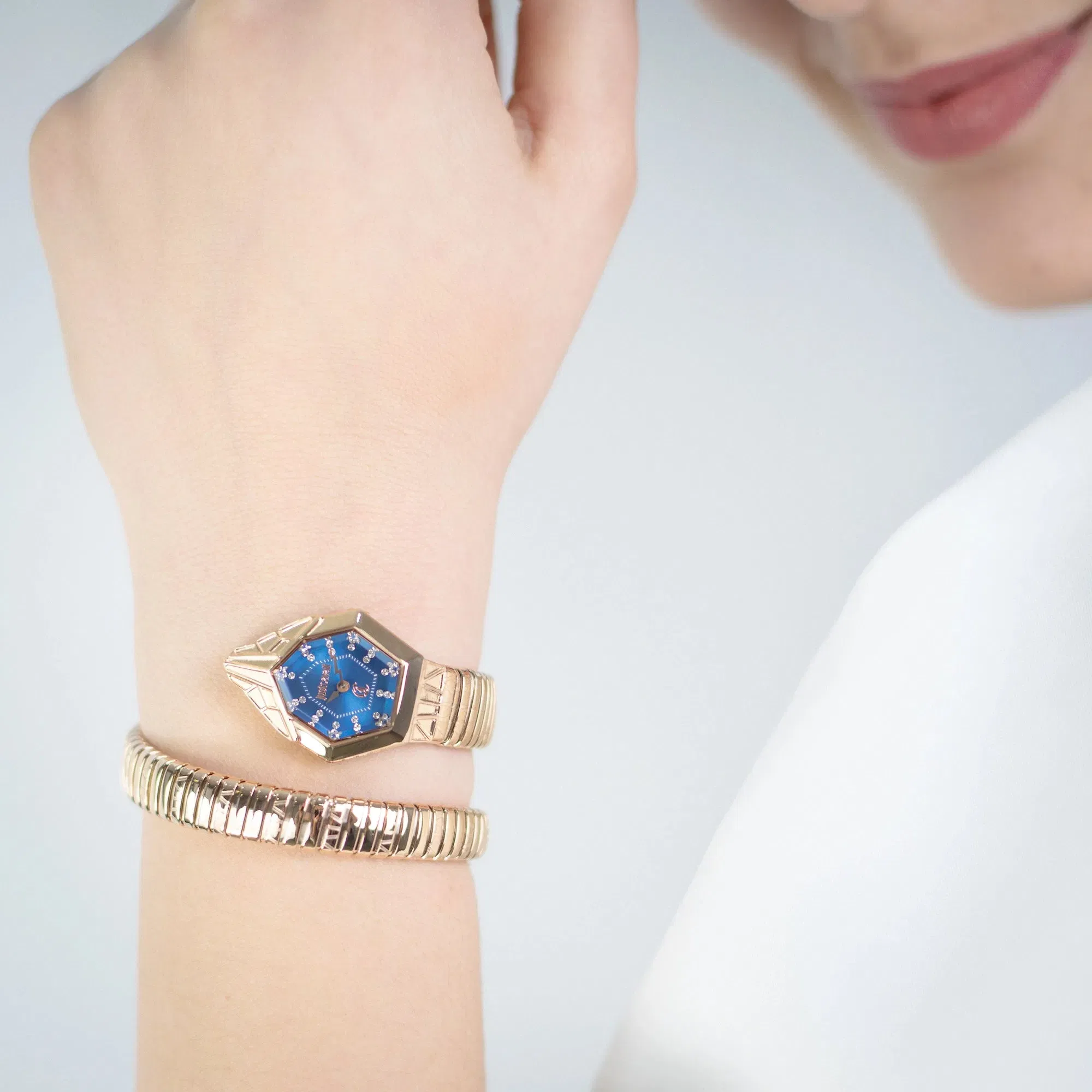 Gemma Rose Gold Blue