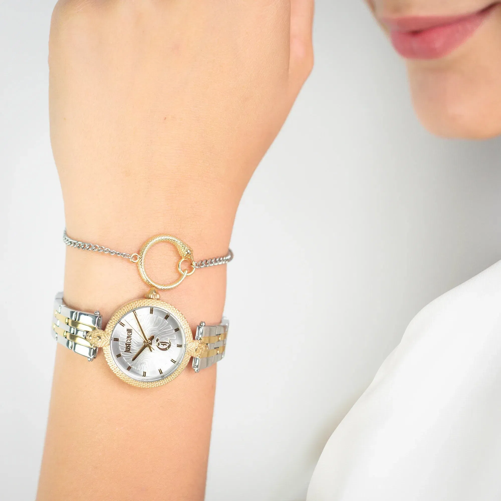 Mini Attraente Two Tones Yellow Gold