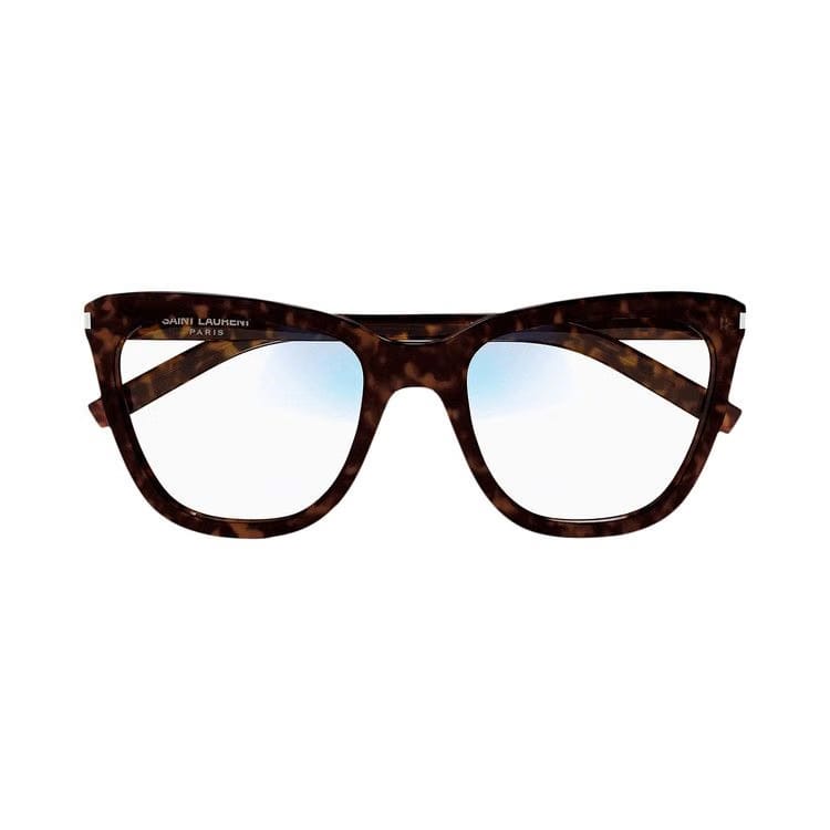 Saint Laurent Square Sunglasses Havana/Transparent