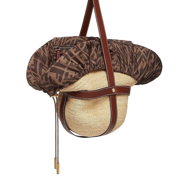 Fendi x Sarah Coleman Baseball Cap Tobacco