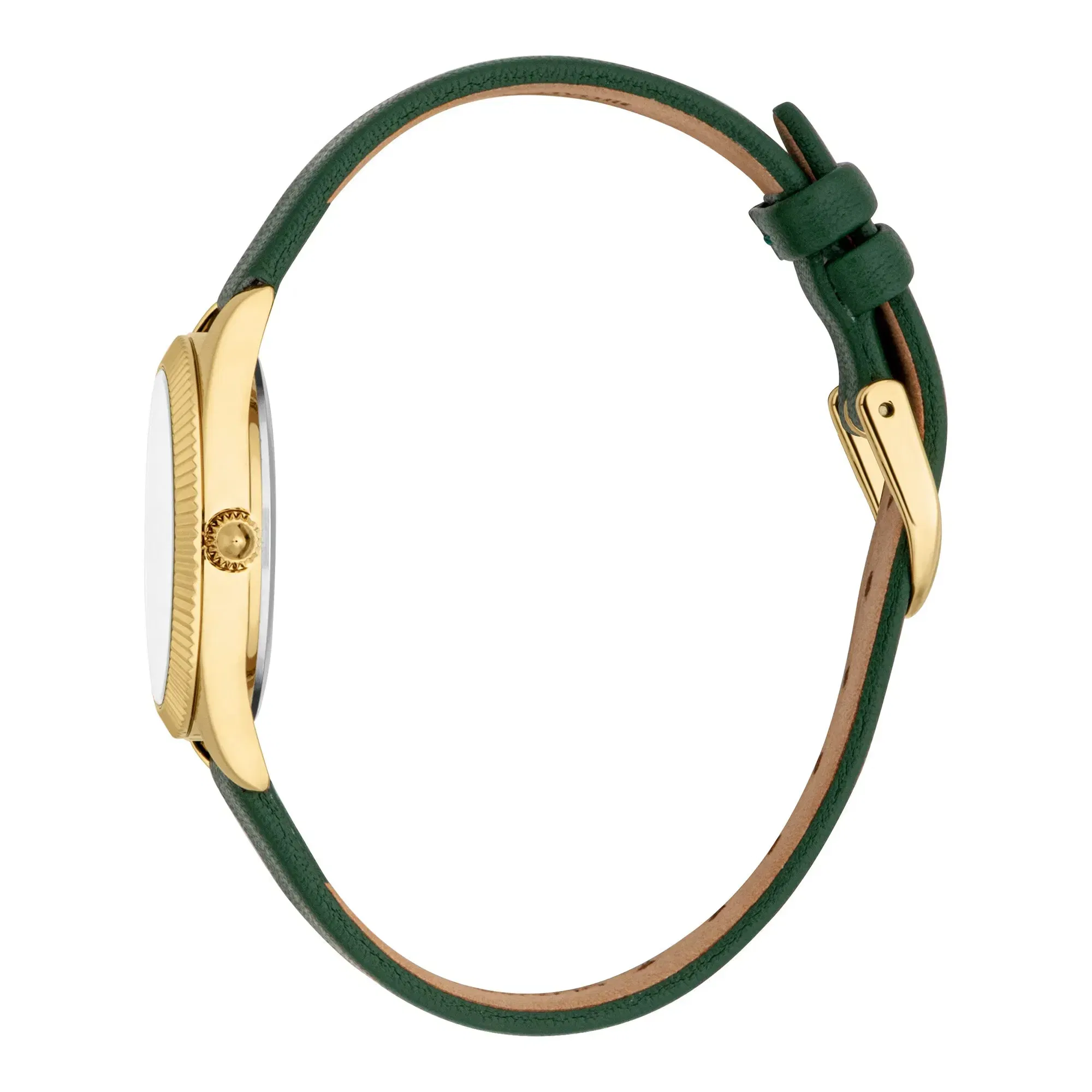 Amabile Leather Green Silver