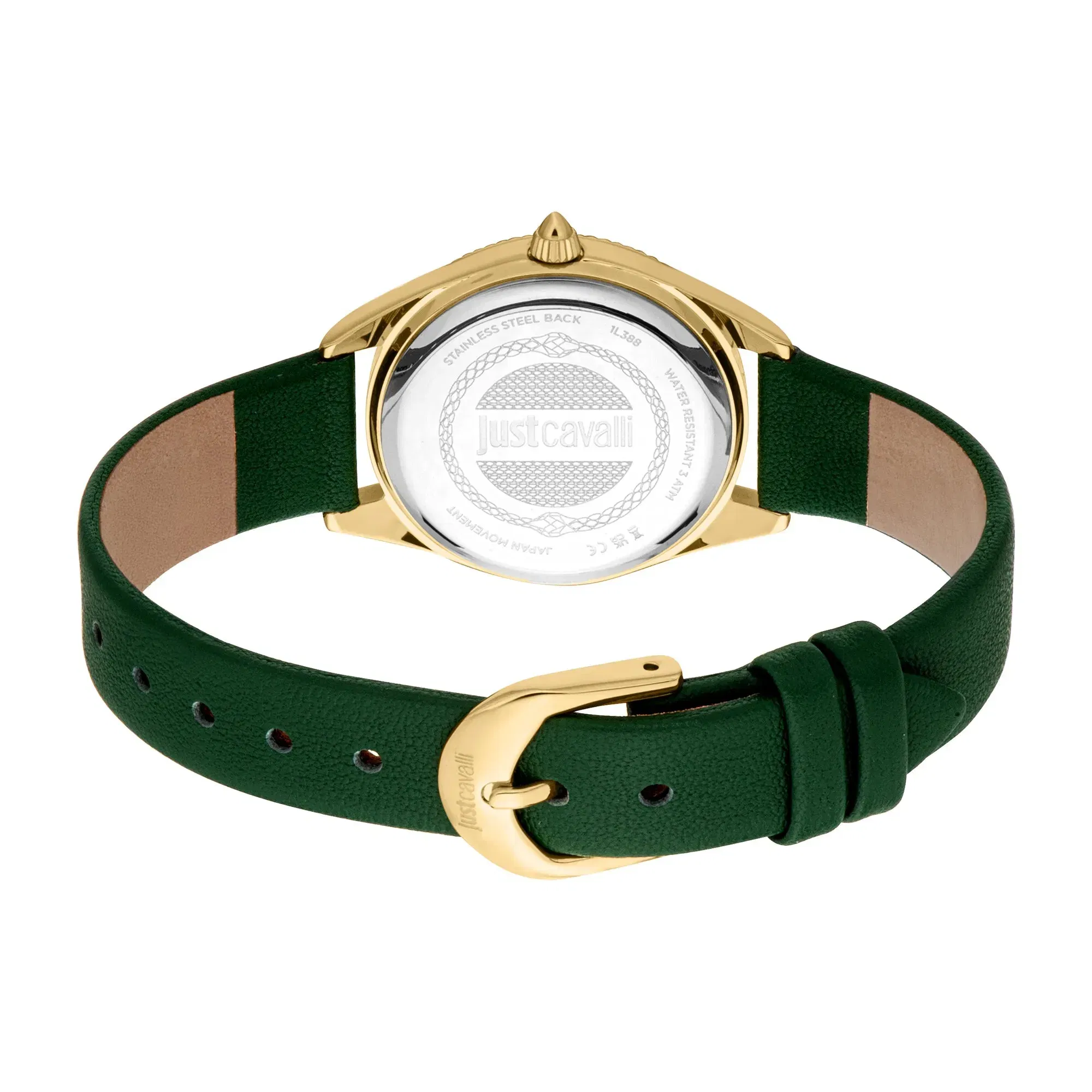 Amabile Leather Green Silver