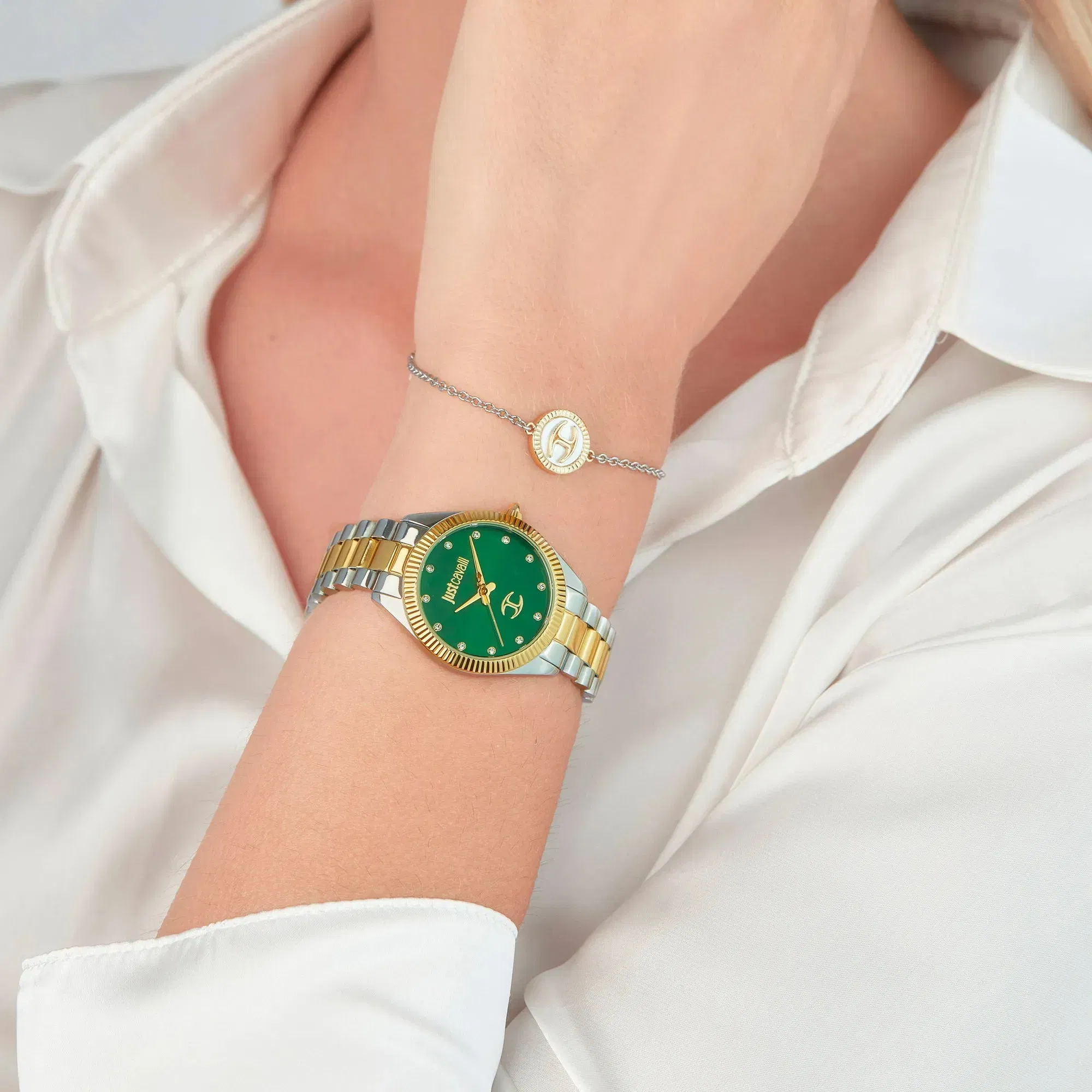 Pacentro Two Tones YG Green