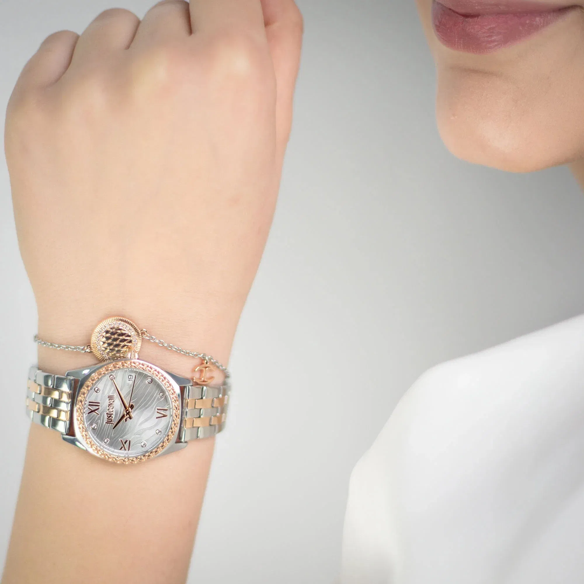 Indomitable Animalier Two Tones RG Silver