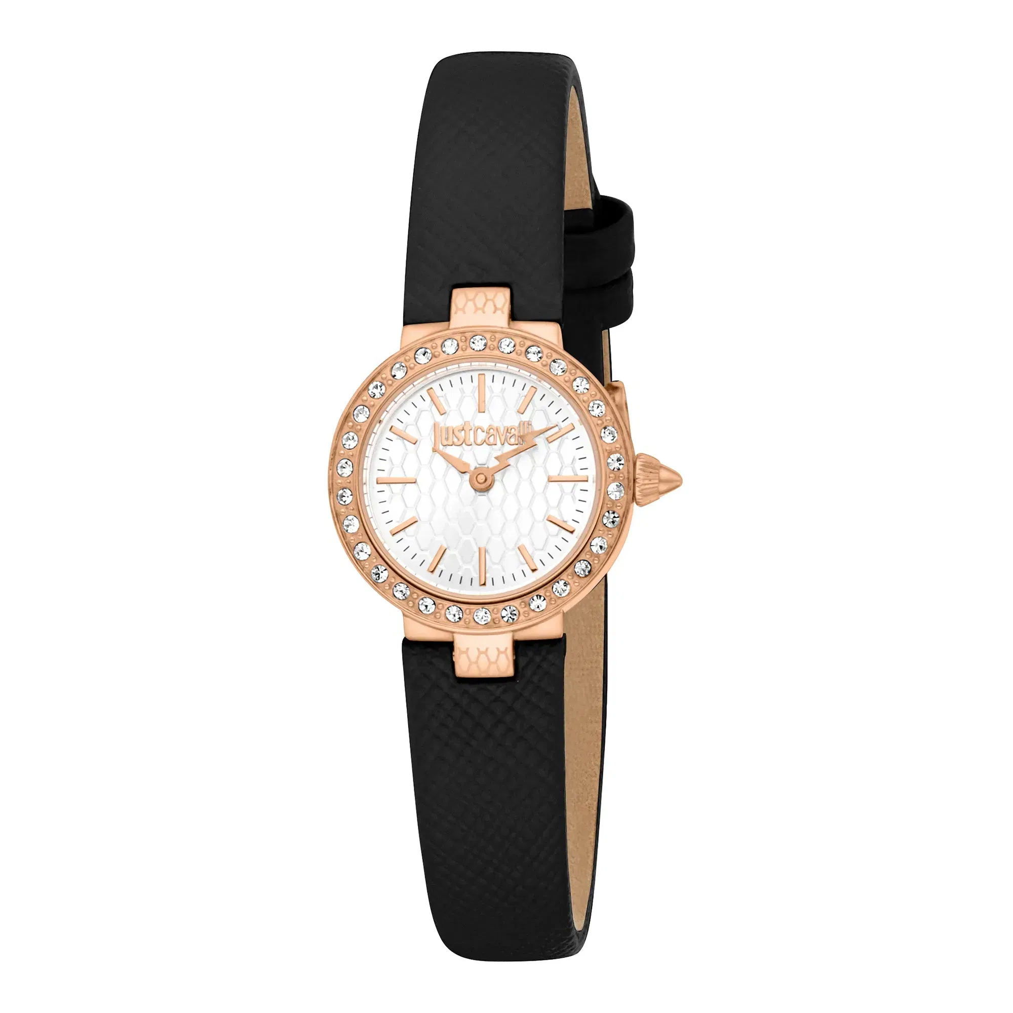 Serenita Mini Leather Black RG Silver