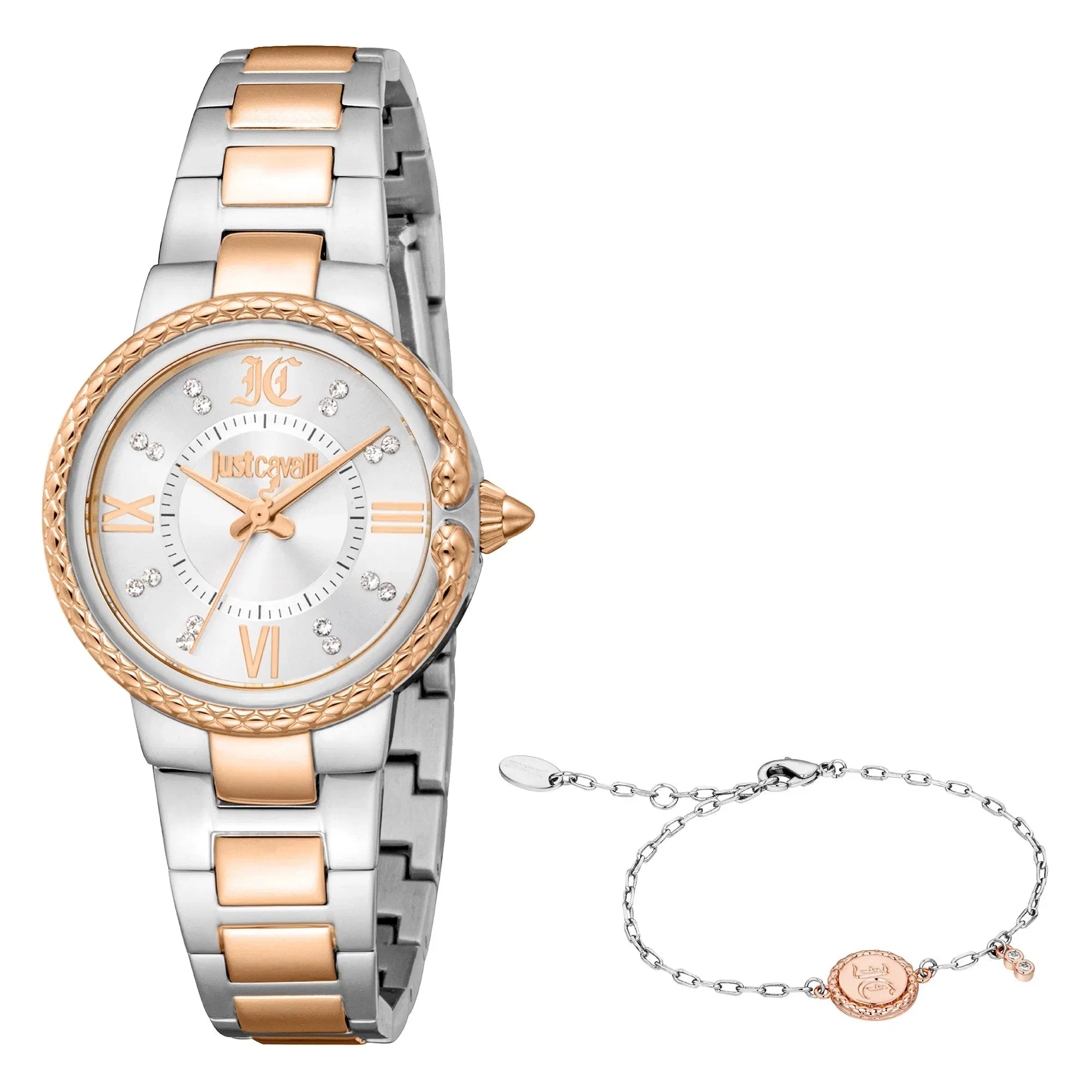 Primavera Snake Two Tones RG Silver