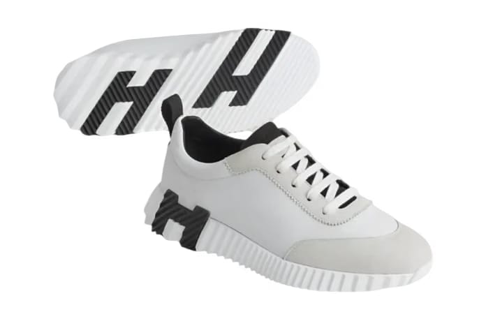 Hermes Bouncing Sneaker Blanc Noir