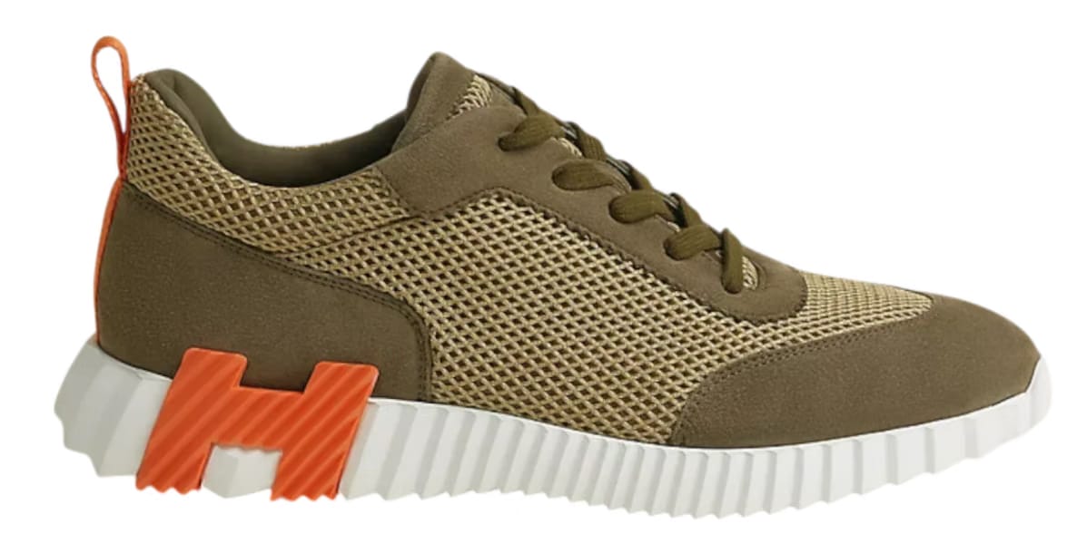 Hermes Bouncing Sneaker Vert Toundra