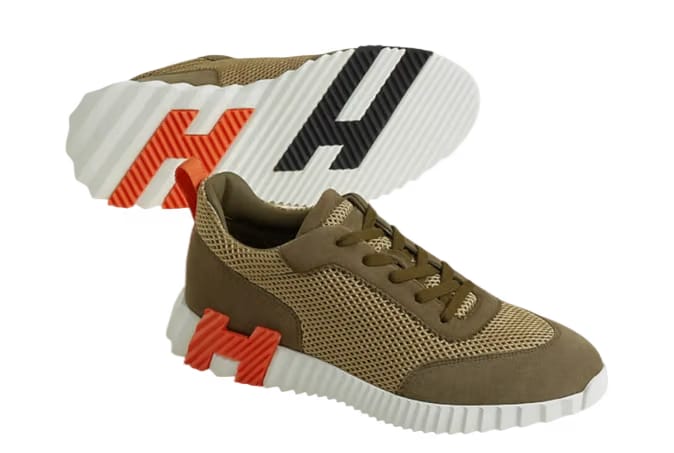 Hermes Bouncing Sneaker Vert Toundra