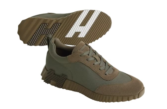 Hermes Bouncing Sneaker Vert Toundra/Green