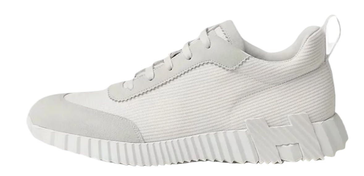 Hermes Bouncing Sneaker Triple White