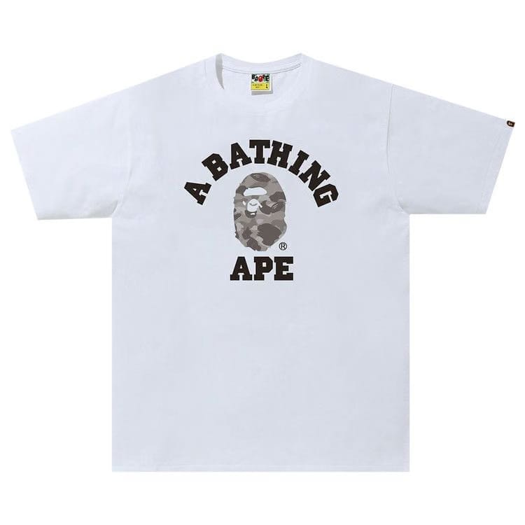 Bape - Color Camo College T-Shirt White (SS23)