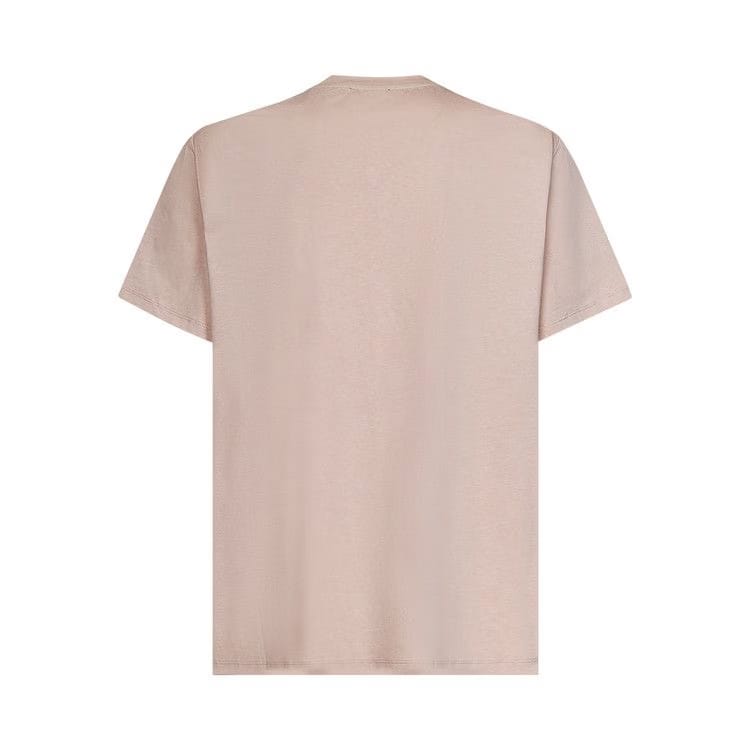 Balmain Oversized Flocked Logo T-Shirt Nude/Mole/Gold