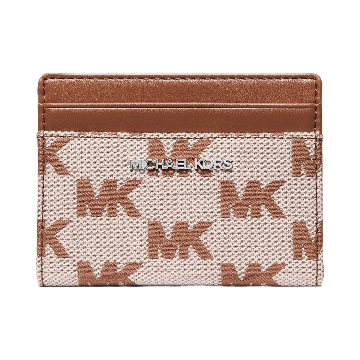 Michael Kors Cooper Logo Jacquard Bi-Fold Wallet Luggage