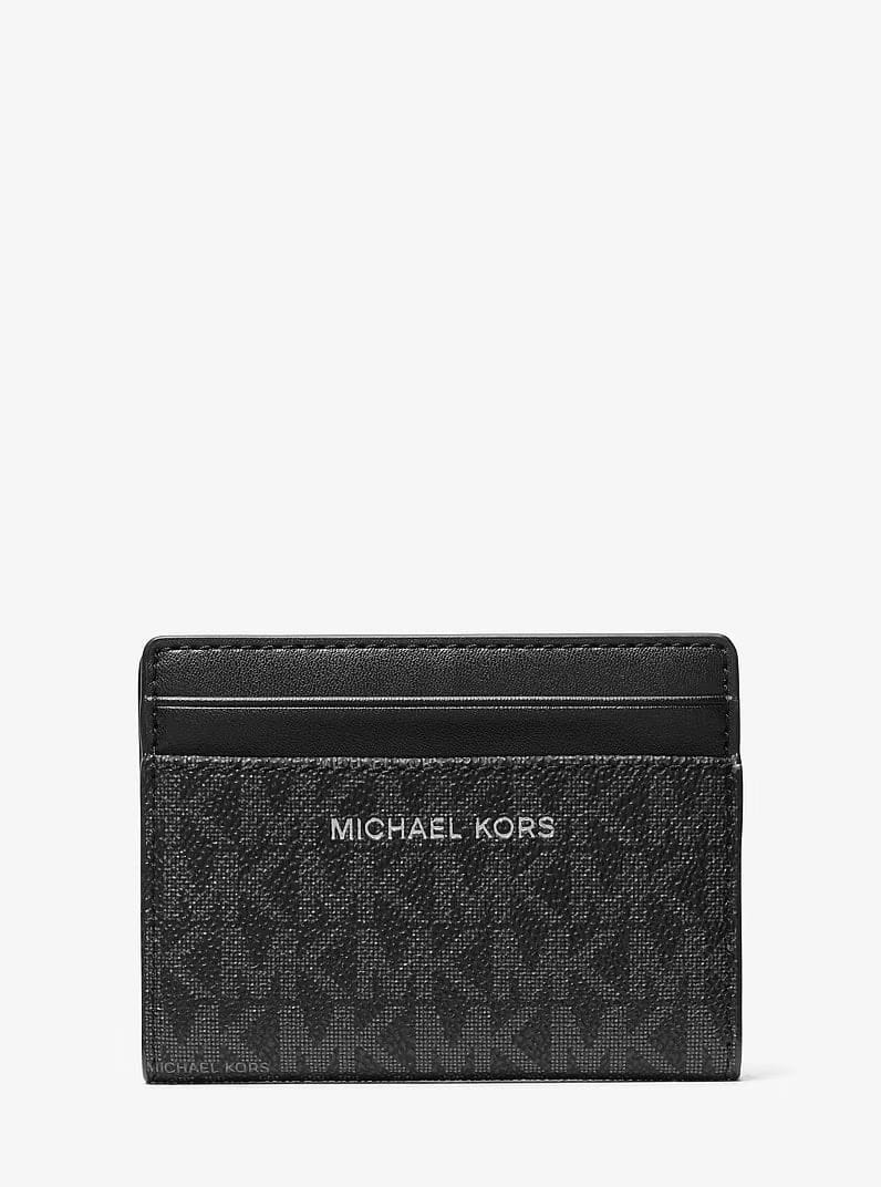 Michael Kors Cooper Signature Logo Bi-Fold Wallet Black