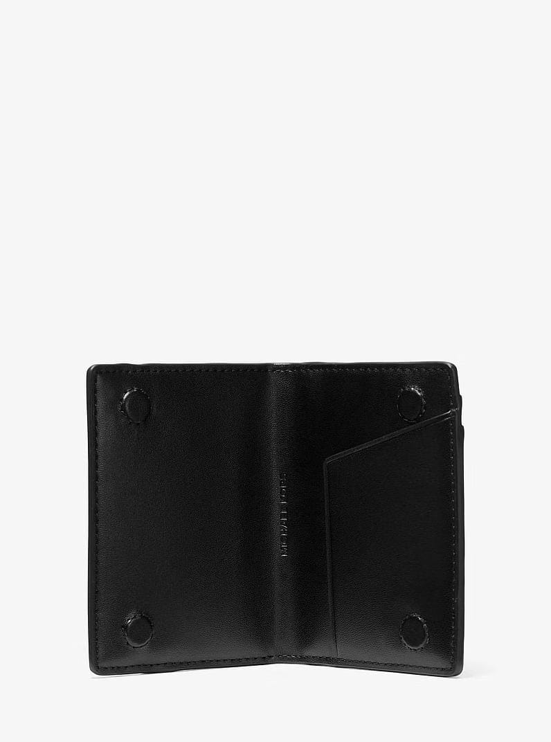 Michael Kors Cooper Signature Logo Bi-Fold Wallet Black