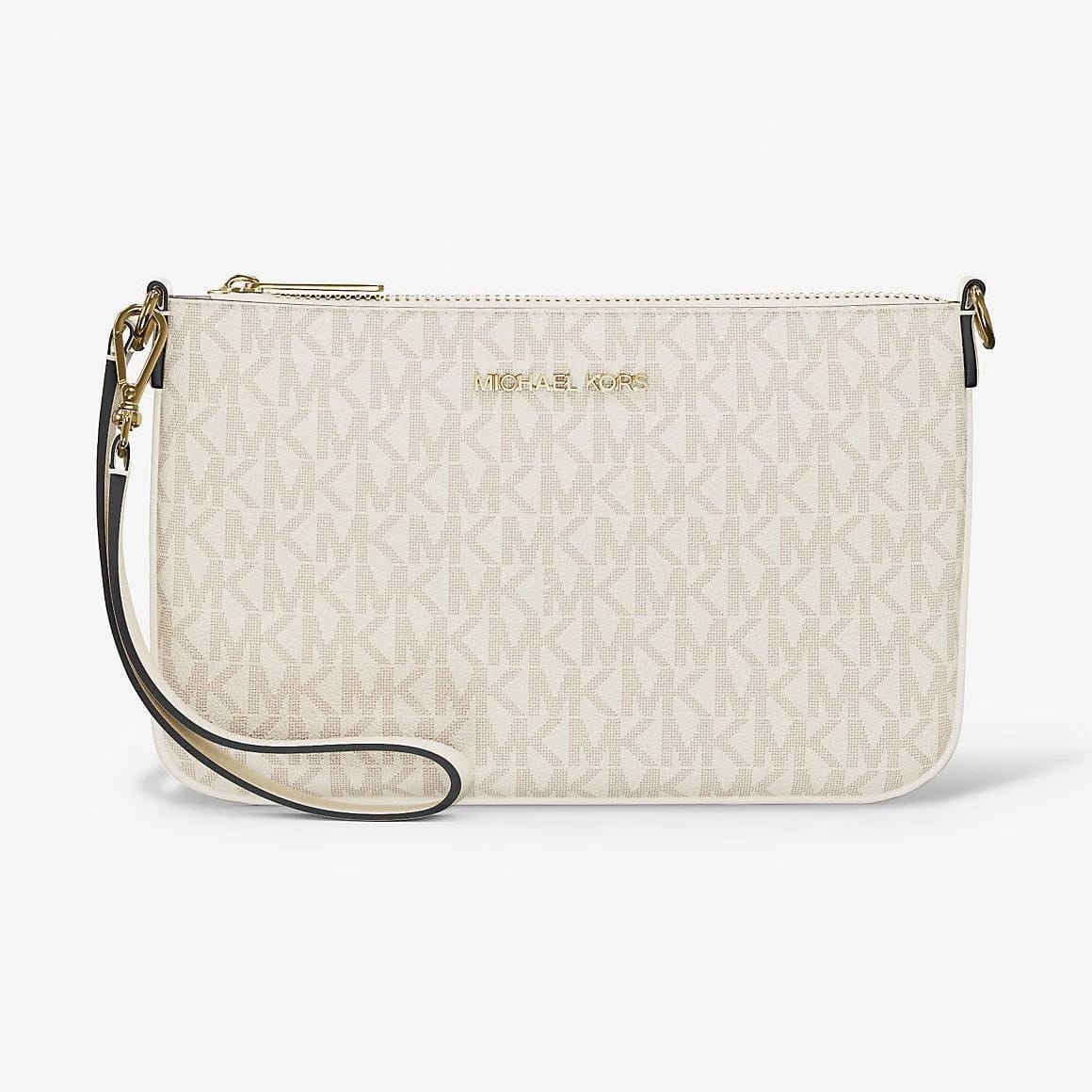 Michael Kors Jet Set Small Signature Logo Convertible Wristlet Lt Crm Multi