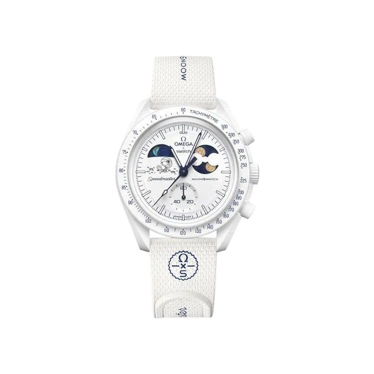 Swatch x Omega Bioceramic Moon 'Mission To Earthphase Moonshine Gold Cold Moon'