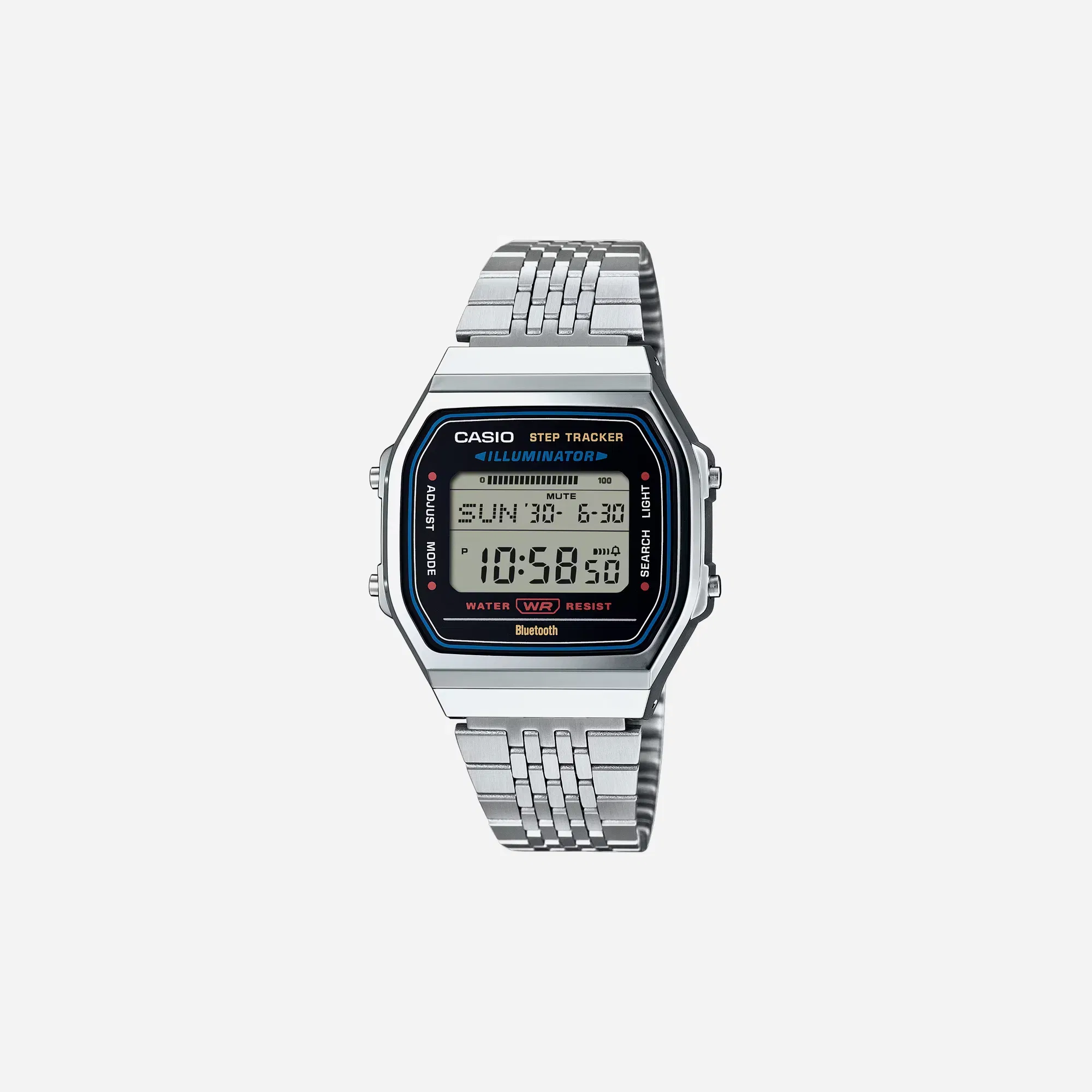 Casio Vintage ABL-100WE-1ADF Bluetooth Black Dial Digital Watch Retro Style with Modern Smart Features