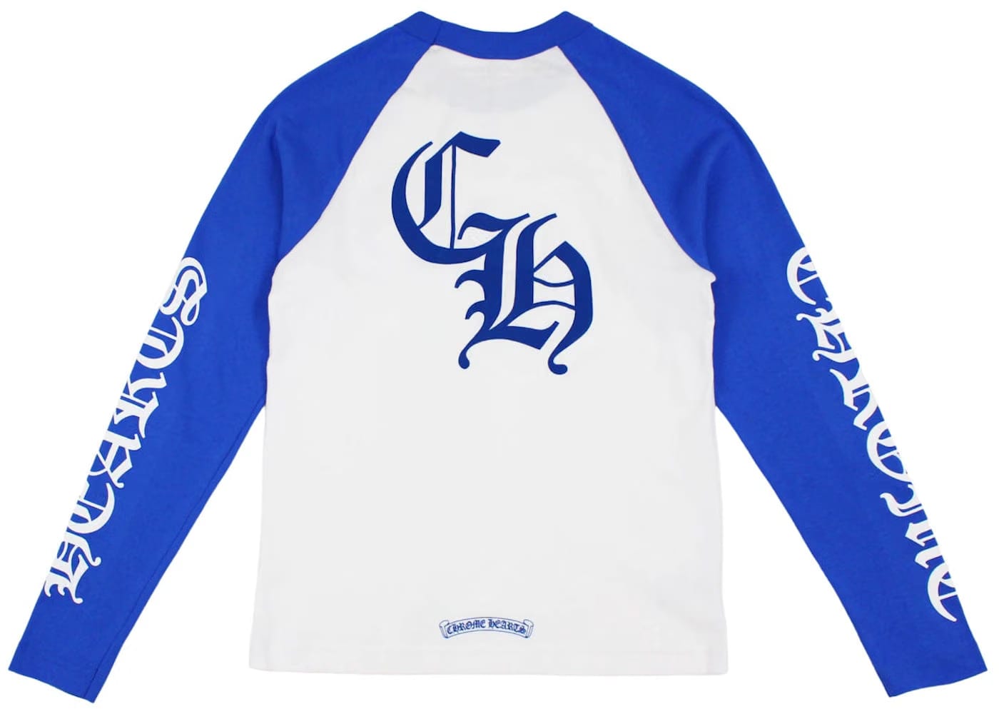 Chrome Hearts CH Baseball Shirt White Blue
