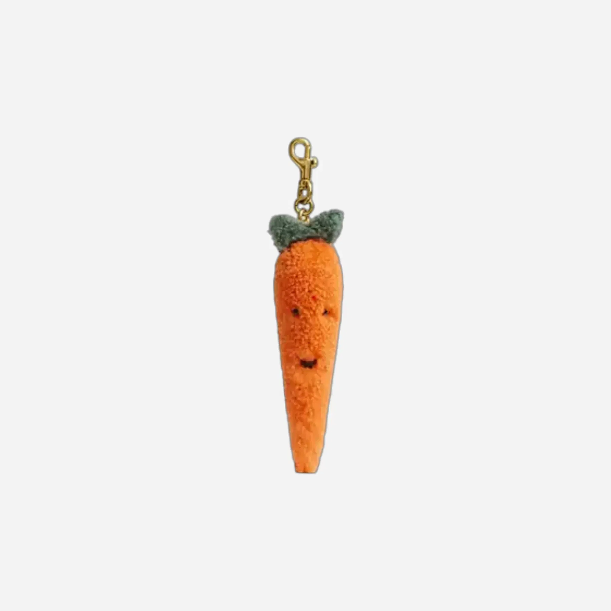 Coach Carroty Bag Charm In Shearling