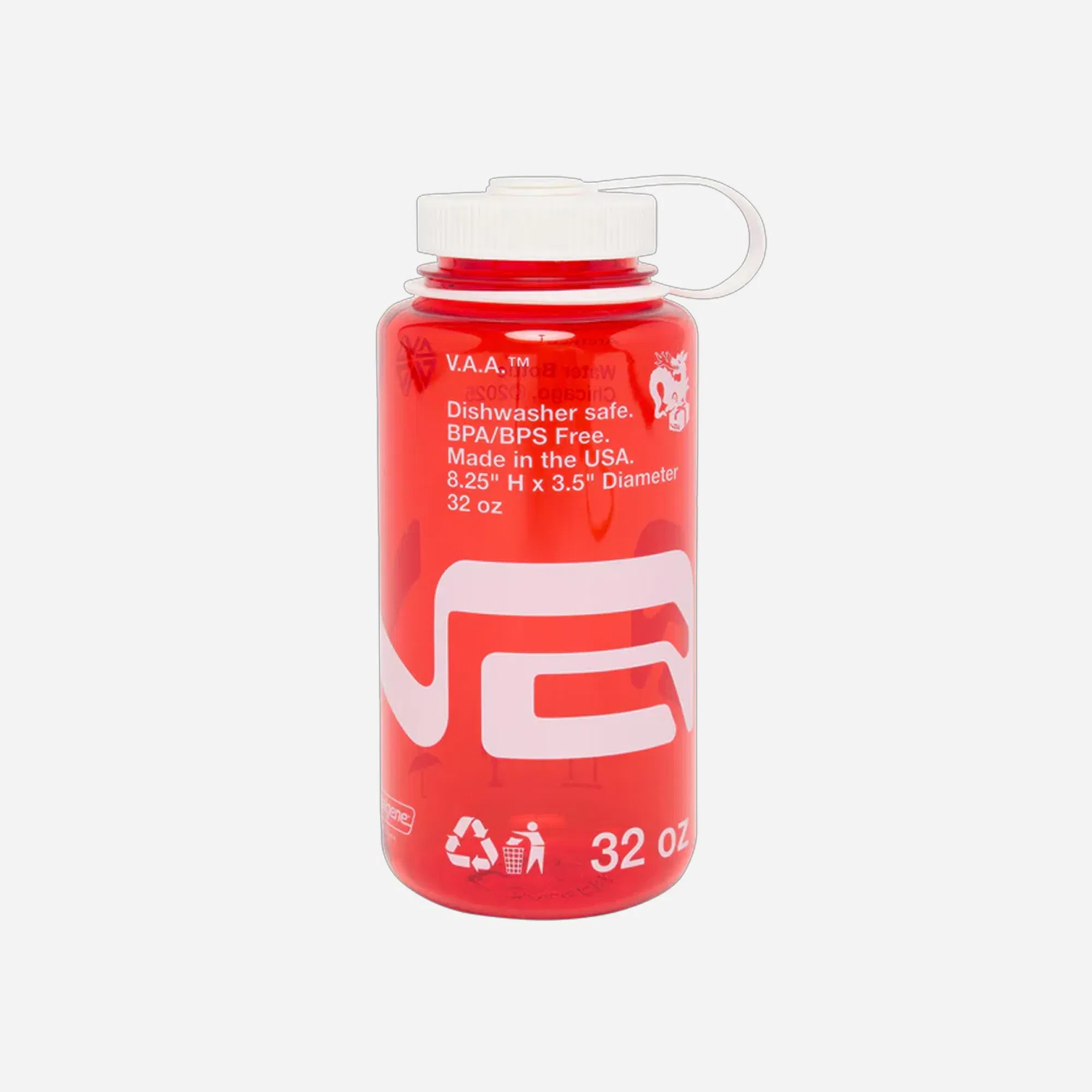 VAA Water Bottle Red