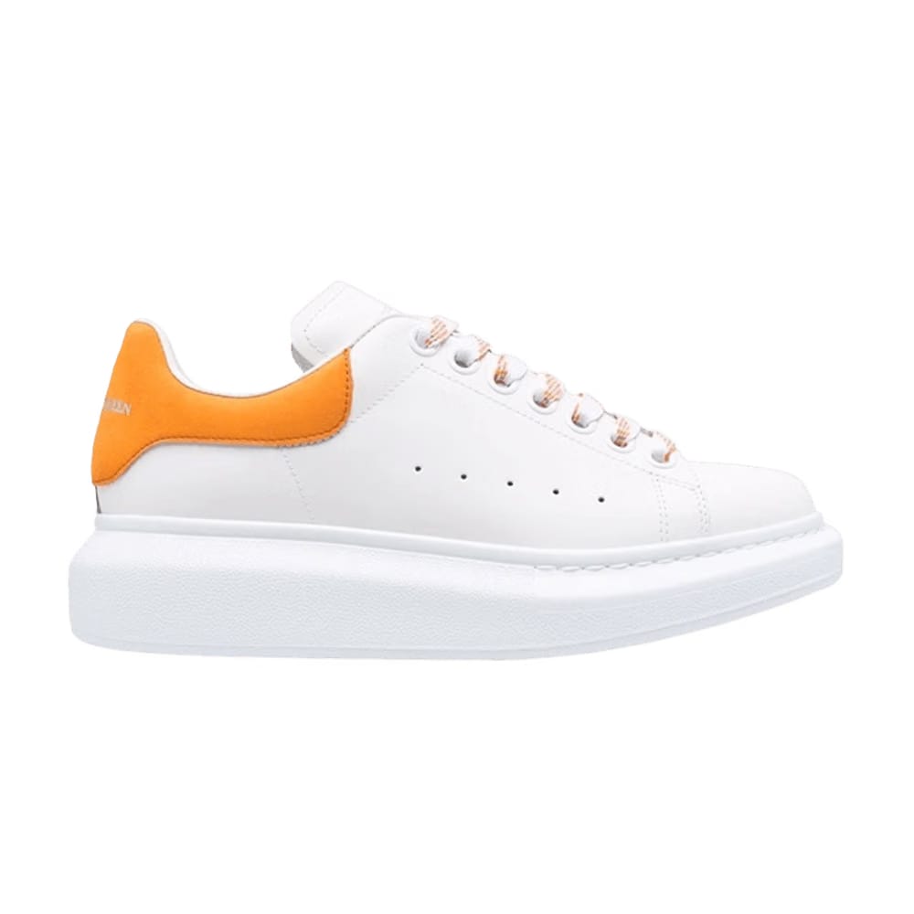 Alexander McQueen Wmns Oversized Sneaker 'White Orange'