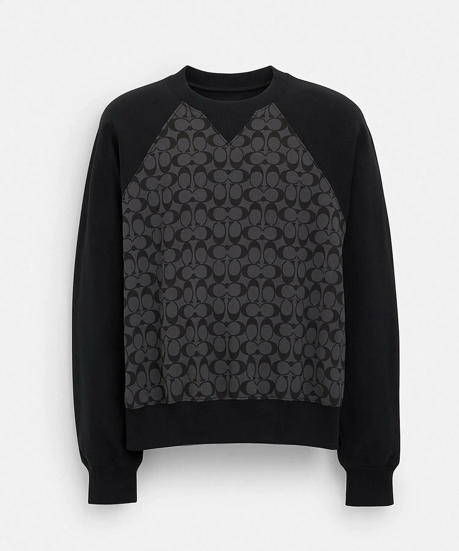 Signature Crew Neck Sweatshirt Black
