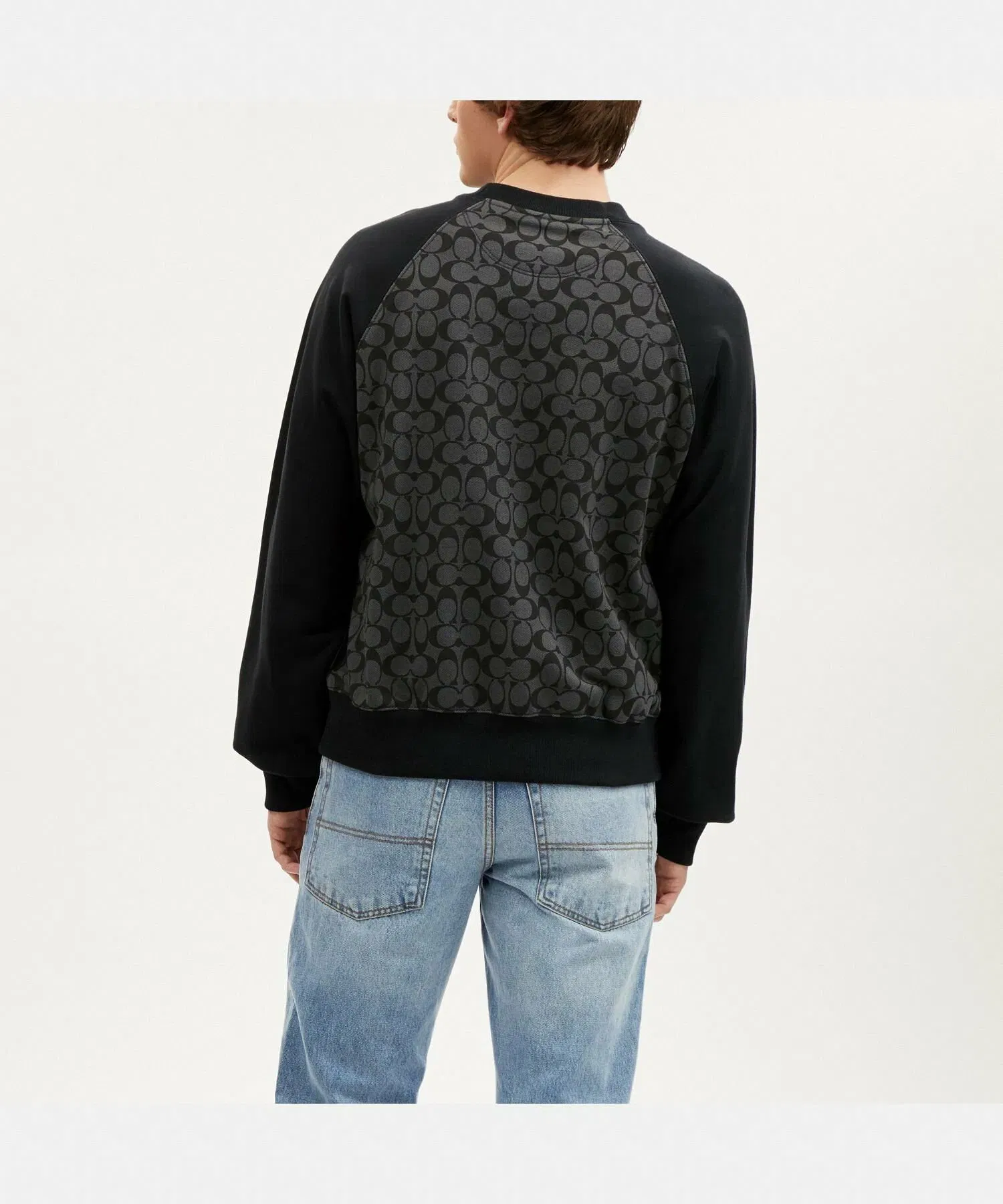 Signature Crew Neck Sweatshirt Black