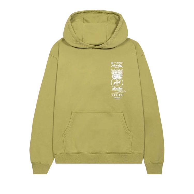 Brain Dead Life Fluids Hoodie Olive