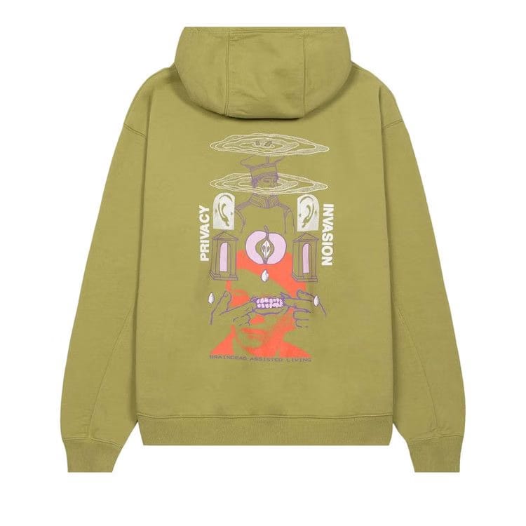 Brain Dead Life Fluids Hoodie Olive
