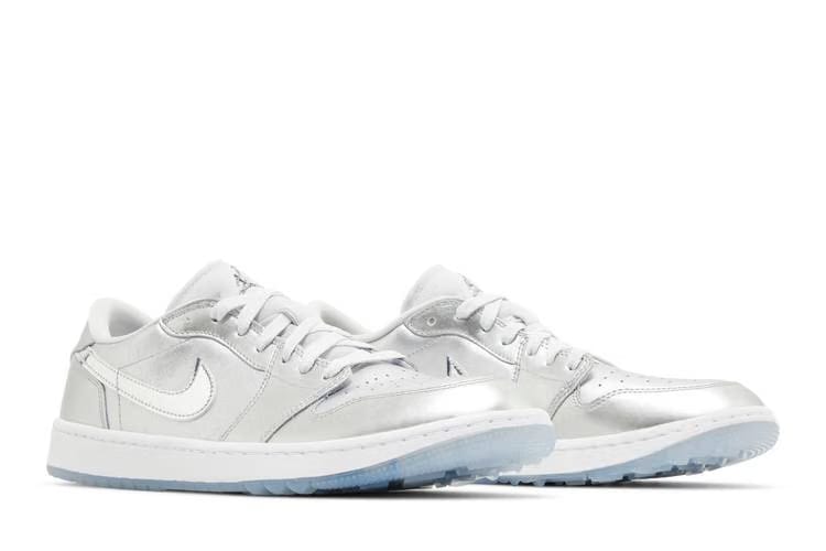 Air Jordan 1 Low G Metallic Grey