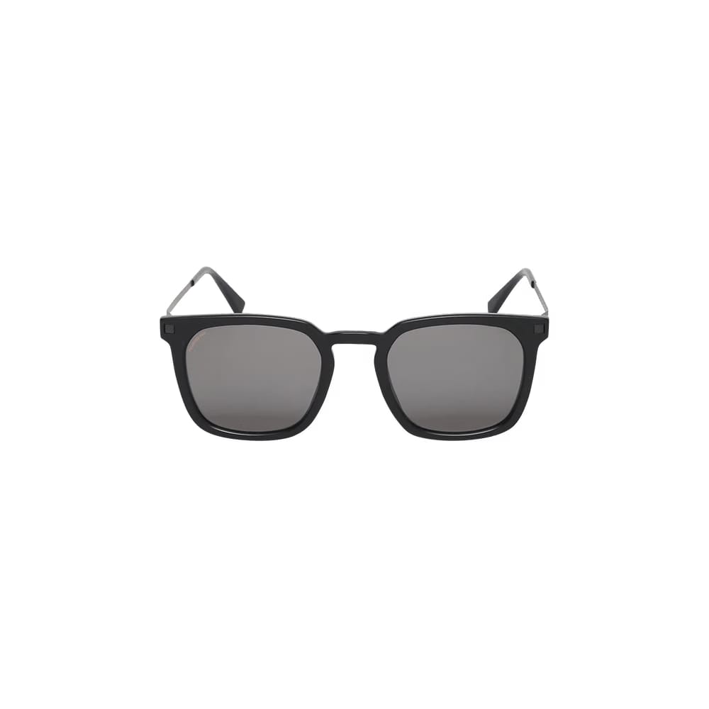 Mykita Borga Polarized Pro Hi-Con Square Sunglasses Matte Black
