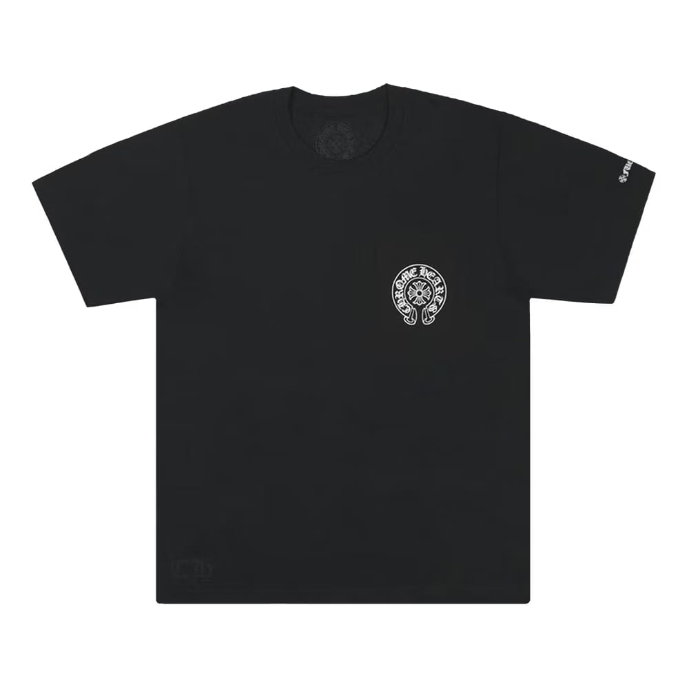 Chrome Hearts Horseshoe Logo Pocket T-Shirt Black