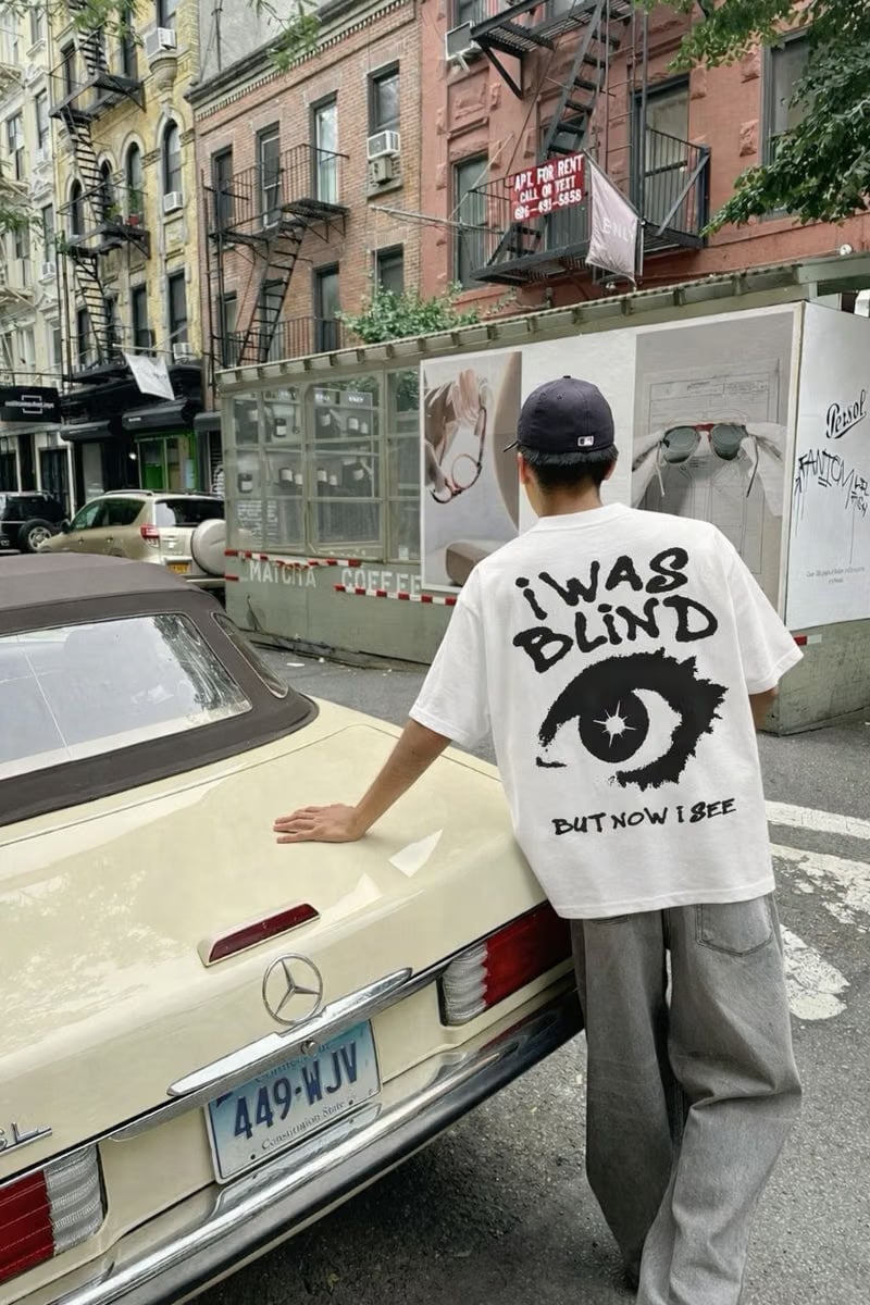 City Off Domes Black Eyes White T-Shirt