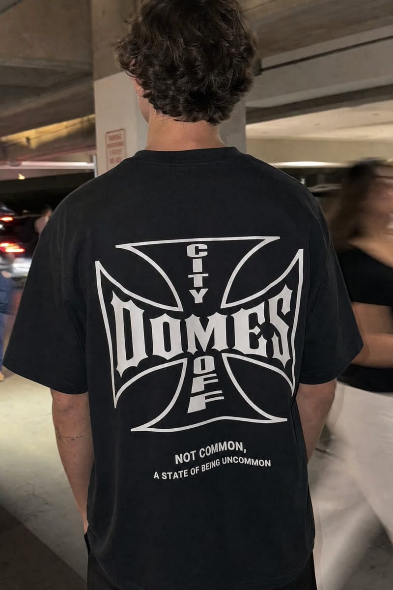 City Off Domes Not Common Black T-Shirt