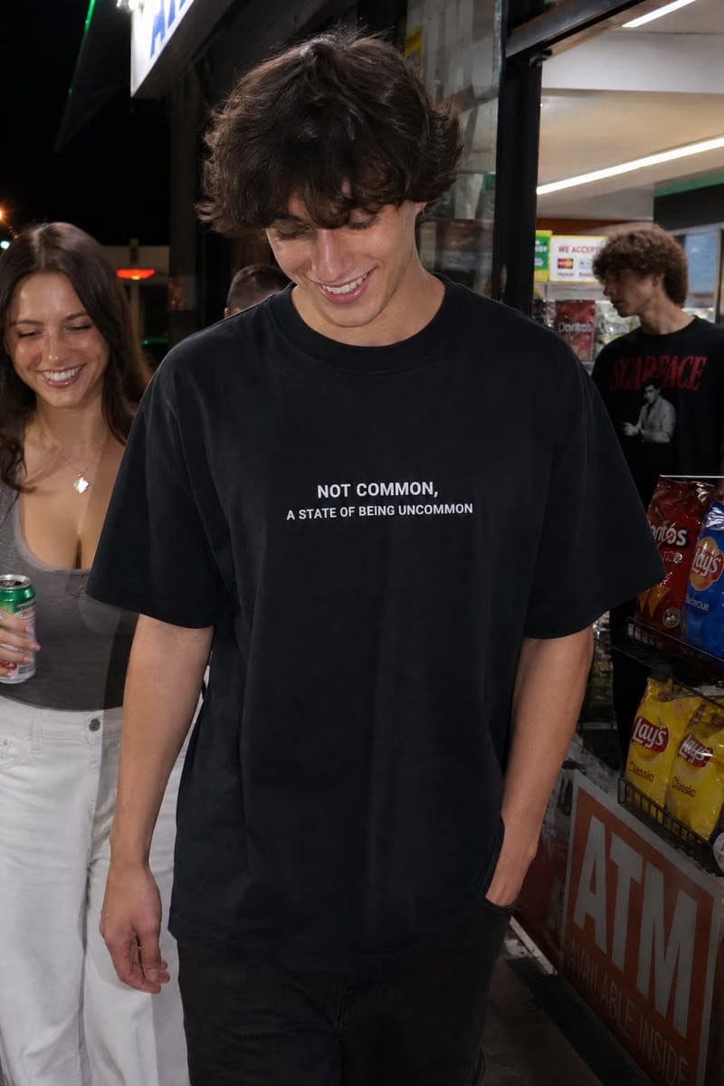 City Off Domes Not Common Black T-Shirt