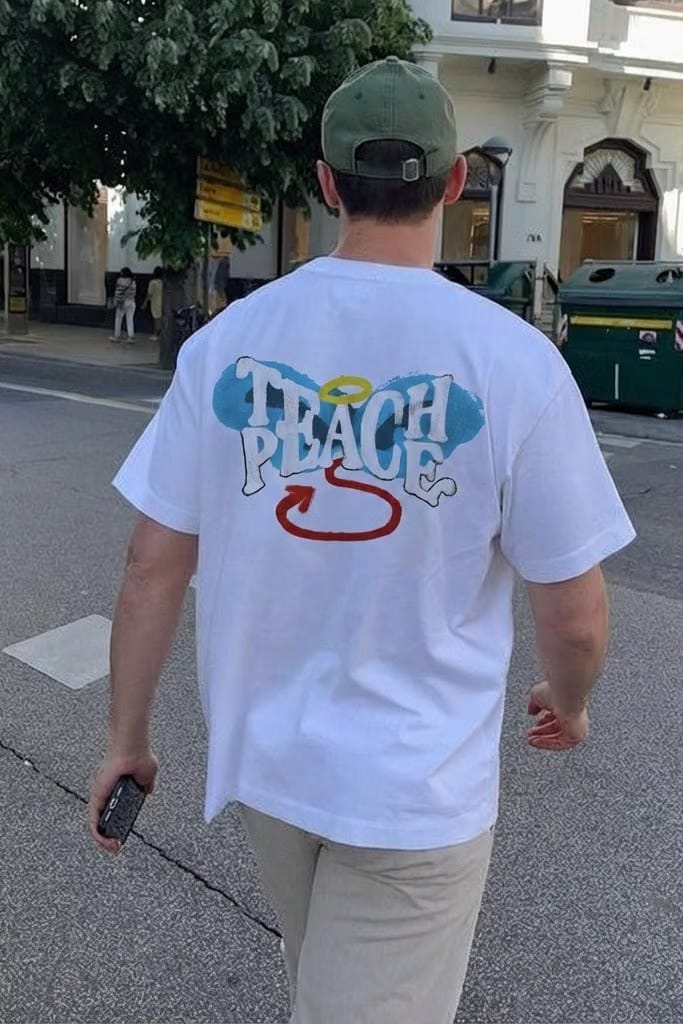 City Off Domes Peace White T-Shirt