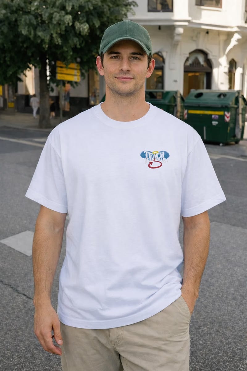 City Off Domes Peace White T-Shirt