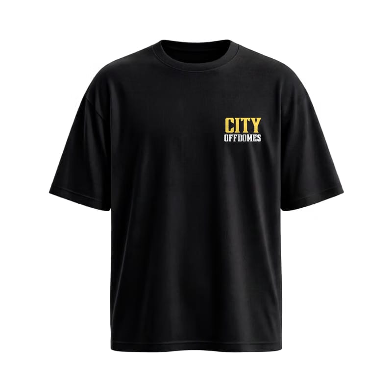 City Off Domes Yellow City Brown T-Shirt