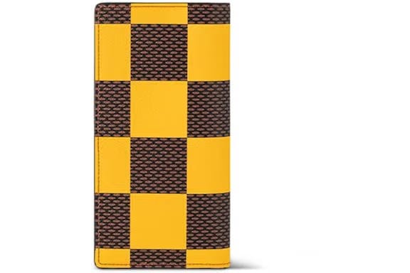 Louis Vuitton Brazza Wallet Damier Pop Yellow
