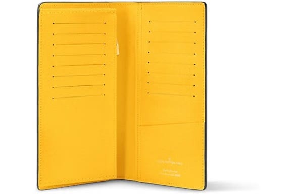 Louis Vuitton Brazza Wallet Damier Pop Yellow