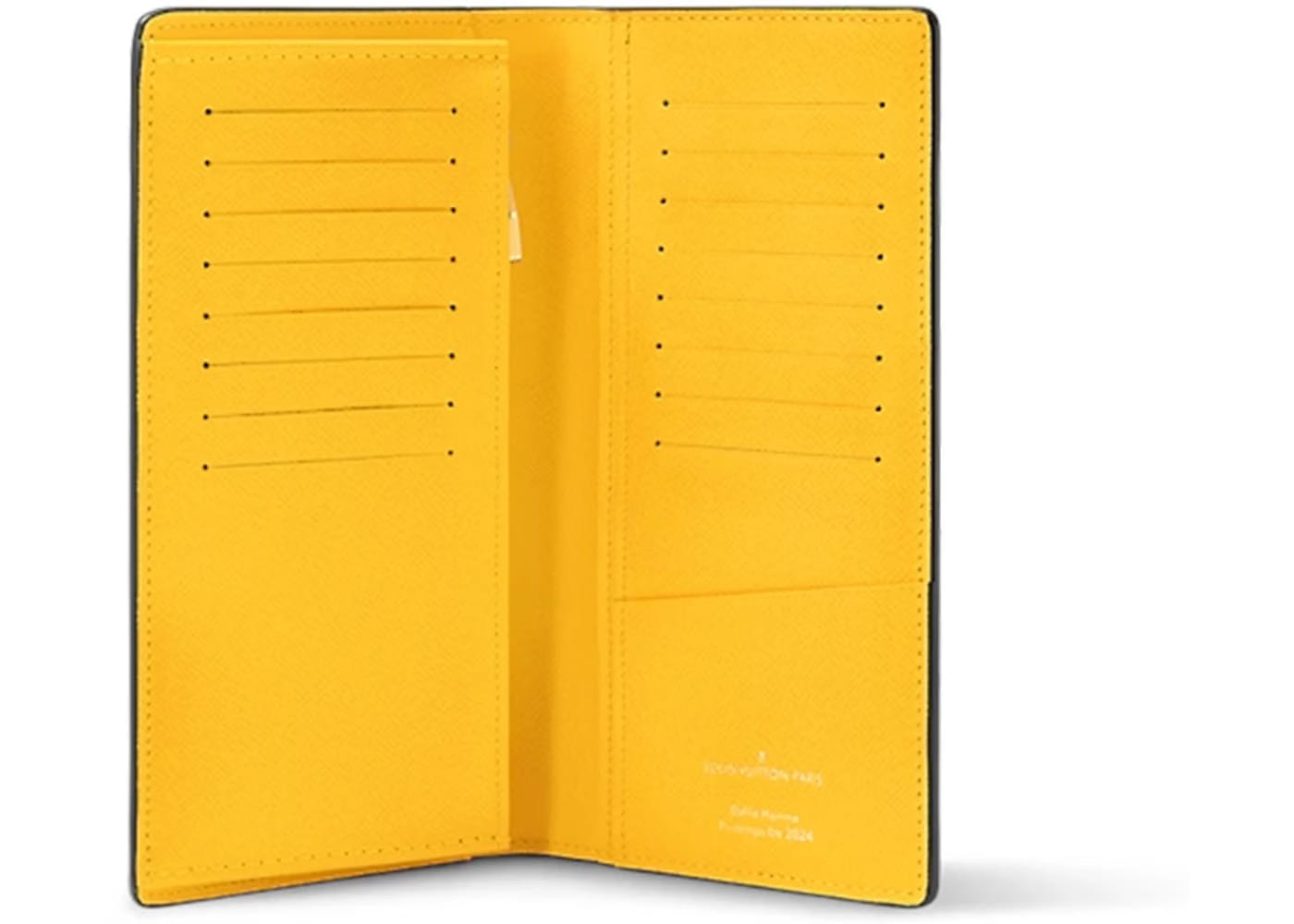 Louis Vuitton Brazza Wallet Damier Pop Yellow