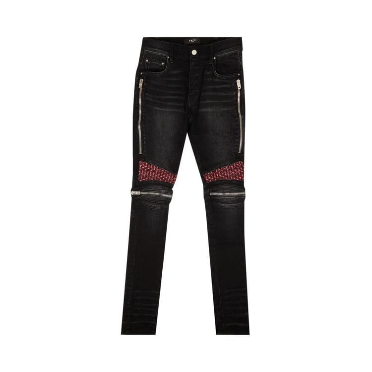 Amiri Velvet Pajama MX2 Jeans Black/Pink